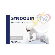 VetPlus Synoquin® EFA 25公斤以上大型犬隻關節補充肉味粒裝 (120粒)