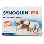 VetPlus Synoquin® EFA 25公斤以上大型犬隻關節補充肉味粒裝 (120粒)