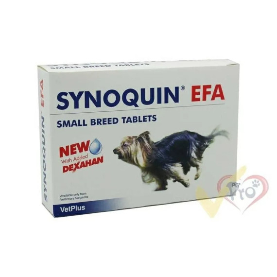 VetPlus Synoquin® EFA 10公斤以下小型犬隻關節補充肉味粒裝 (90粒)