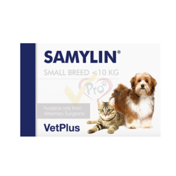 VetPlus Samylin 肝臟補充劑小型犬/貓用 (5-10kg) 30粒裝