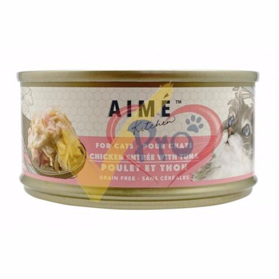 AIME KITCHEN雞肉配吞拿魚無穀物貓罐罐 85G