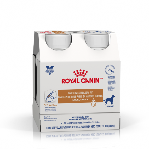 Royal Canin 法國皇家®處方 Gastrointestinal Low Fat 低脂腸道狗用營養液 237ml  (一盒4枝)