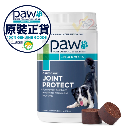 PAW 狗用關節護理健康咀嚼片 500g 100粒裝