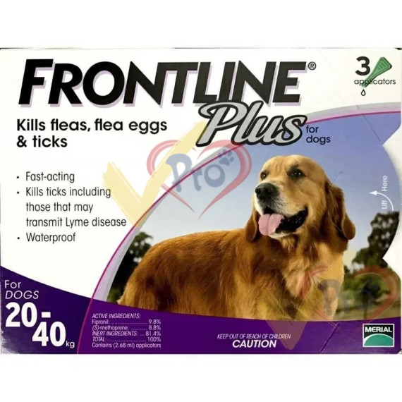 Frontline Plus 20kg-40kg 狗用防蝨防牛蜱滴劑