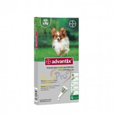 Advantix益百分®系列三合一犬用殺蚤滴劑4KG以下 - 4支裝