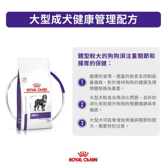 Royal Canin 法國皇家大型成犬健康管理配方 13kg