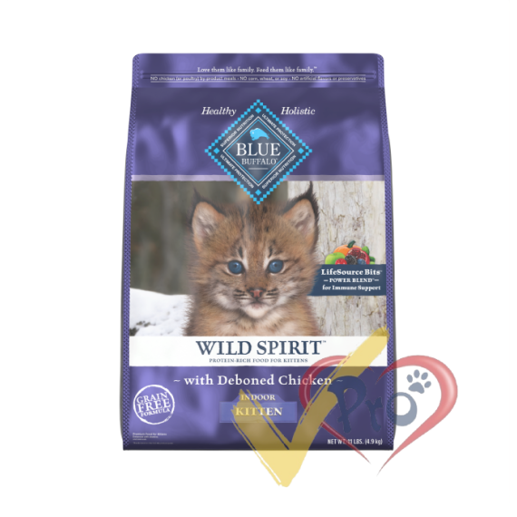 【近期】Blue Buffalo-Wild Spirit-幼貓室內貓雞肉配方2lb (exp date 03/2025)