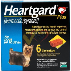 Heartgard Plus  <25lb (Blue) 6粒盒裝