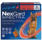 NexGard Spectra 超大犬 (30-60kg) 3粒盒裝