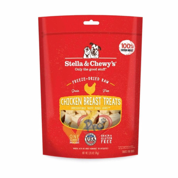 Stella & Chewys Dog Treats - 凍乾生內臟小食系列 - 雞胸 2.75oz