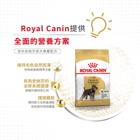 Royal Canin法國皇家金裝迷你史納莎成犬糧