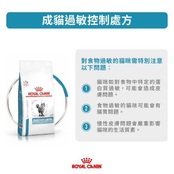 Royal Canin法國皇家®處方 Sensitivity Control 敏感度控制貓糧 SC27