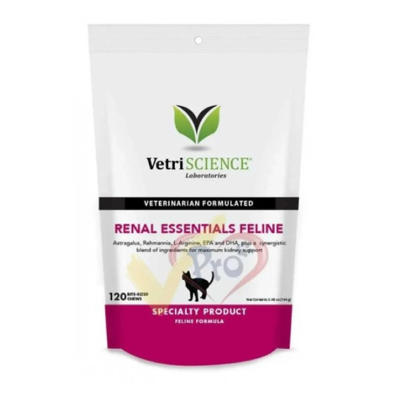 VetriScience Renal Essentials 腎臟Bite-Sized Chews for Cats (120)