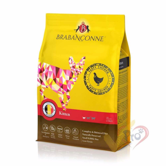 Brabanconne 低穀物幼貓雞肉配方 7.5kg (2.5kg x 3)